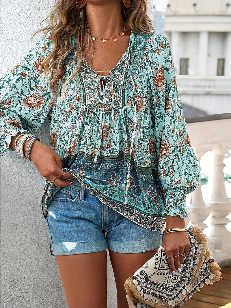 Emily™ | Floral Summer Blouse