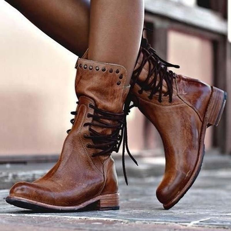 Raya | Vintage Look Boots