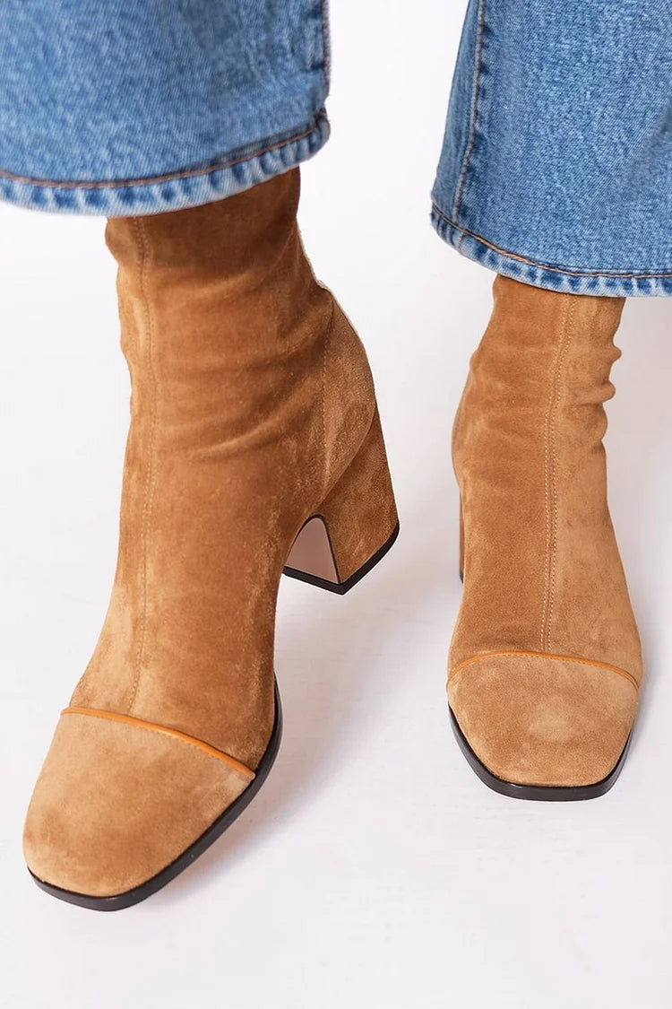 ZIP-UP ANKLE BOOTS