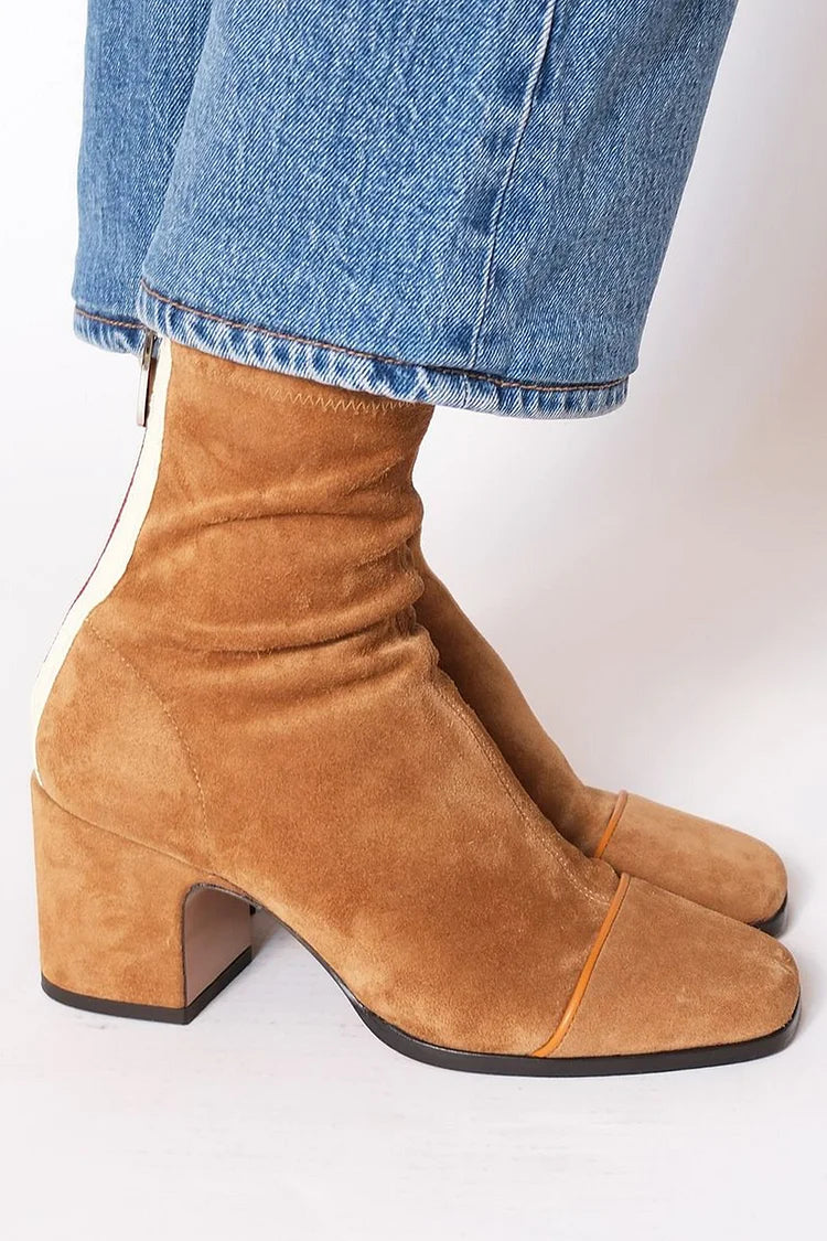 ZIP-UP ANKLE BOOTS