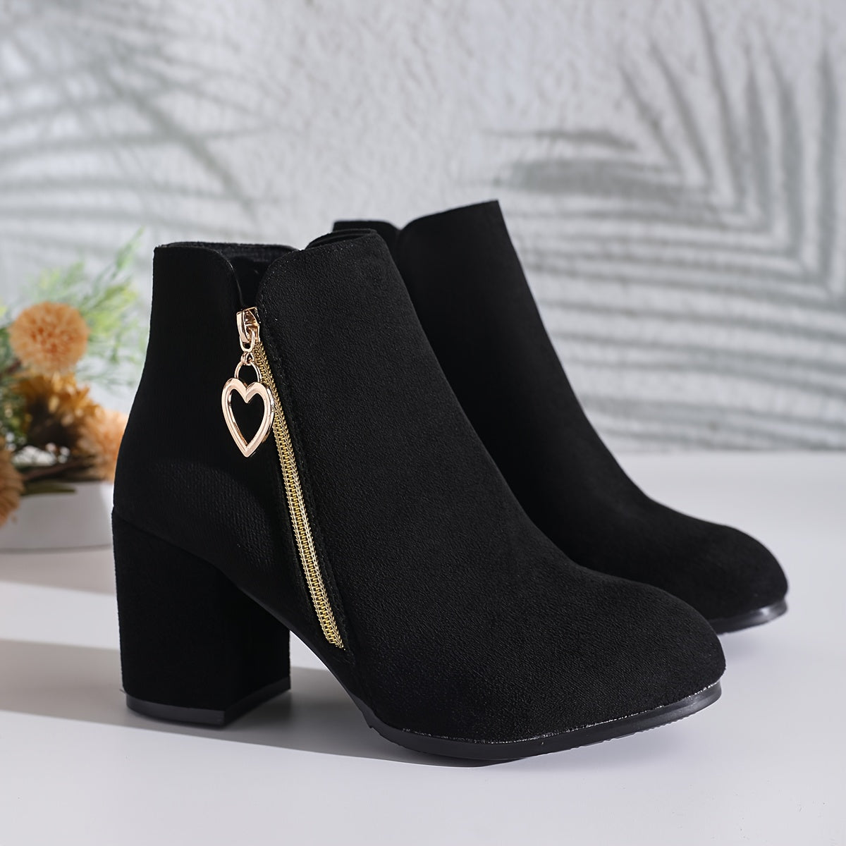Luna Warm Ankle Boots – Cozy Elegance for Cooler Days
