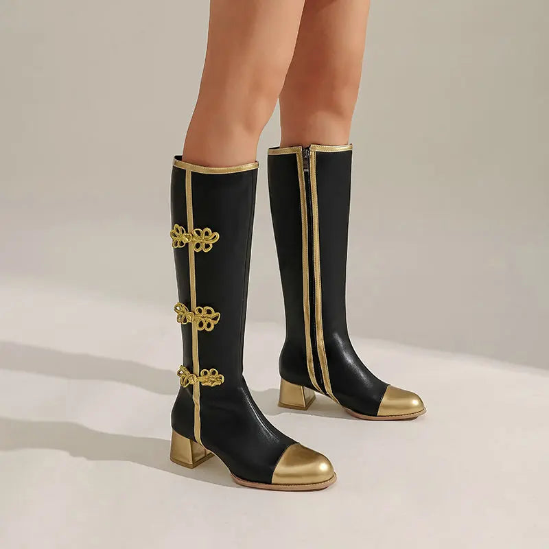 Golden Crest Boots
