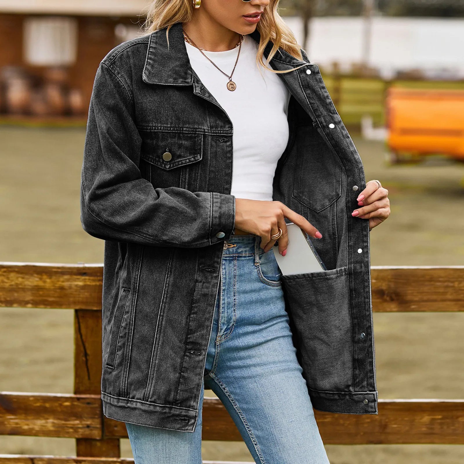 Sophie™ - Timeless Chic Country Denim Jacket