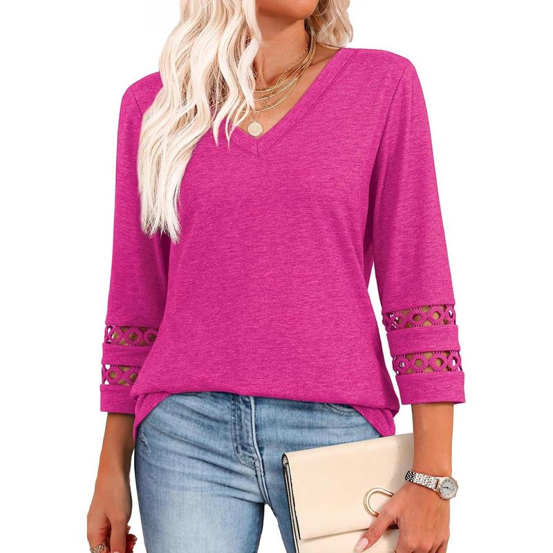STYLI™ – Chic Casual V-Neck Summer Top