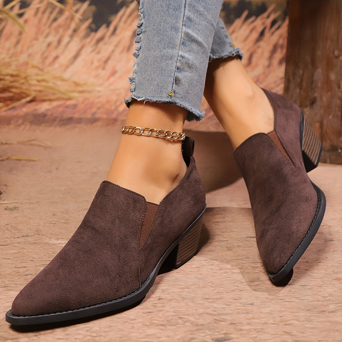 Noelle Low Heel Boots – Effortless Style, Everyday Comfort