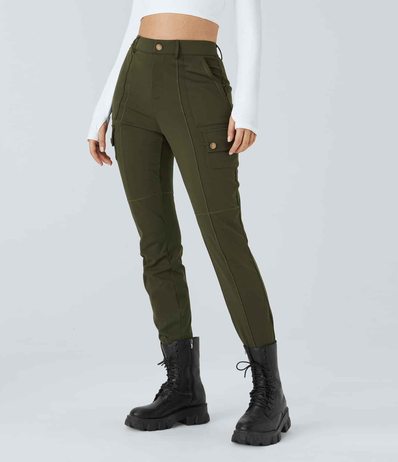 Lela | Stretchy Cargo Pants