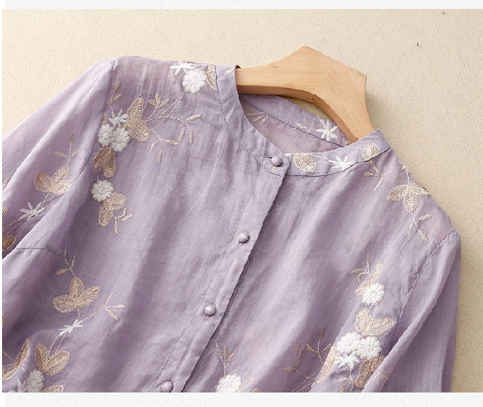 Emily™ | Elegant Blouse with Delicate Embroidery