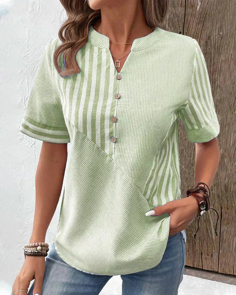 Monroe™ | Striped Soft Blouse