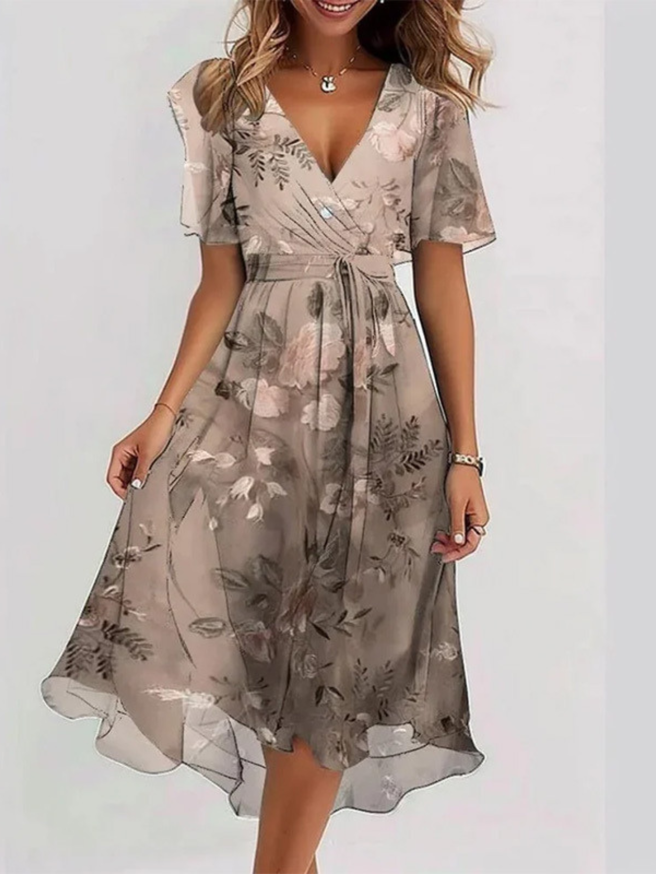 Melanie | Summer Dress With Belly Cover