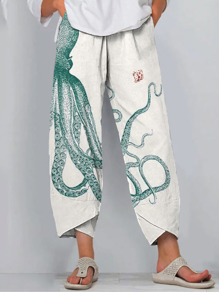Clara | Octopus Print Pants