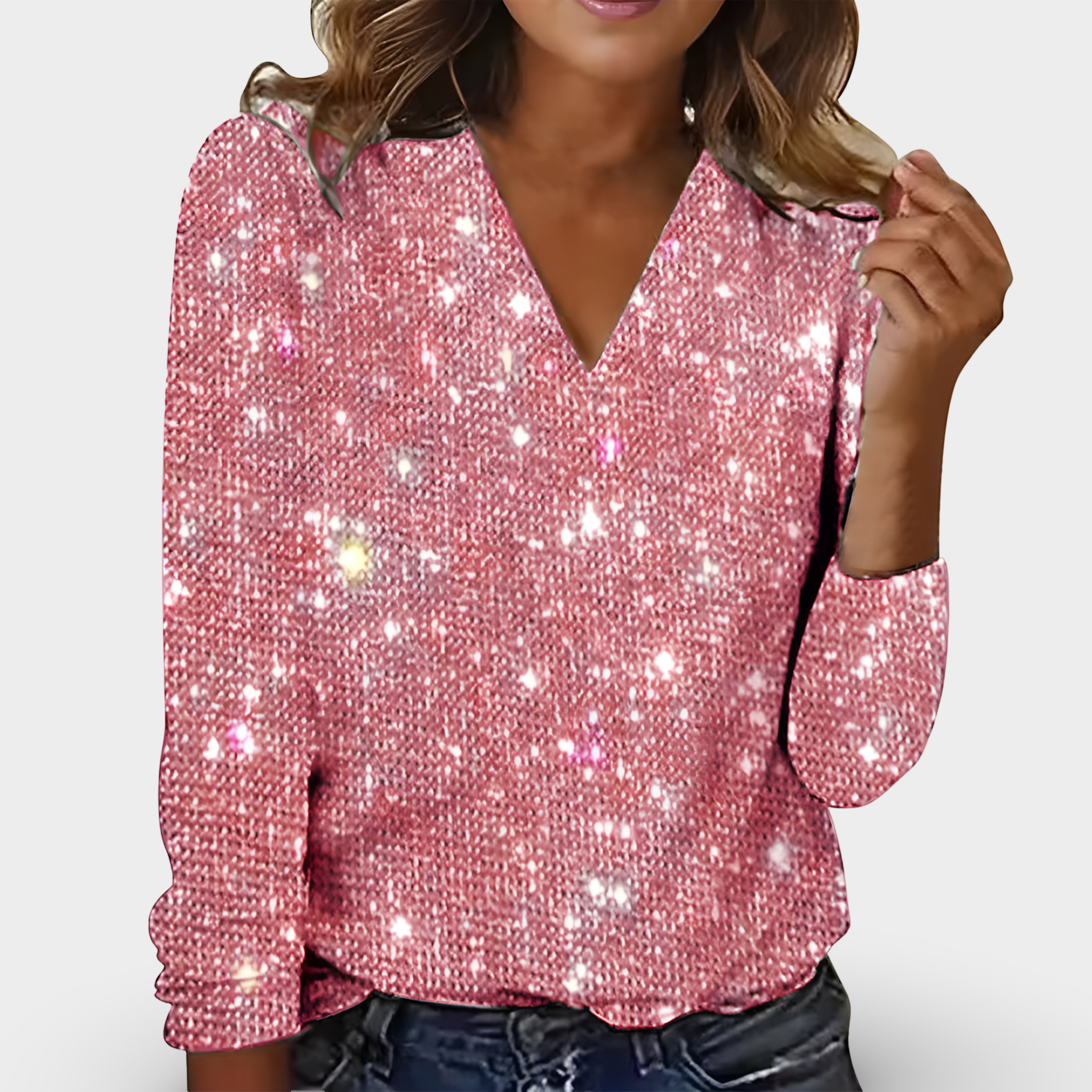 Victoria™ - V-neck Diamond Top