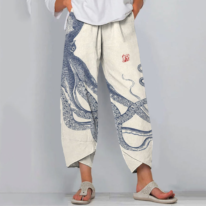 Clara | Octopus Ink Art Pants
