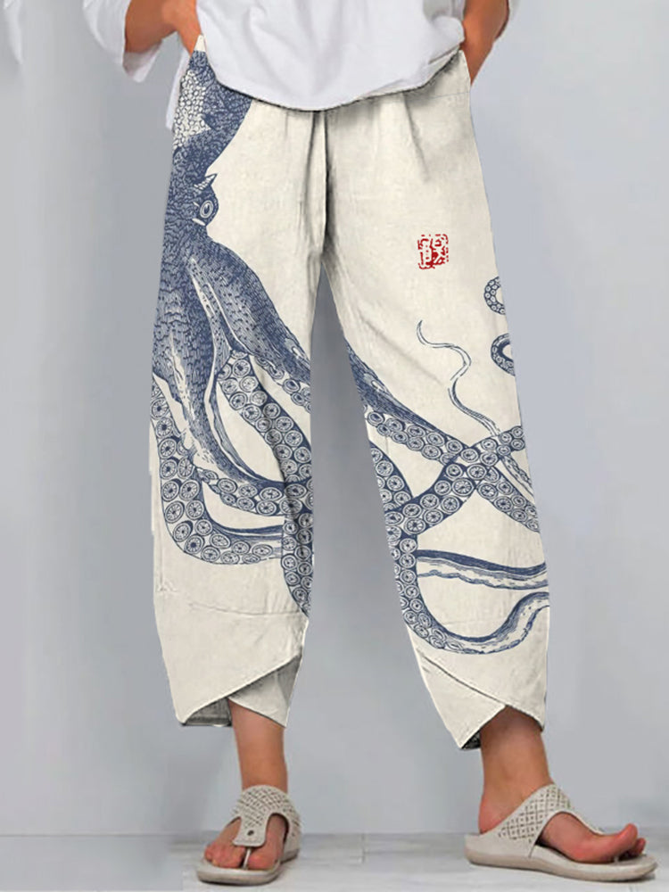 Clara | Octopus Ink Art Pants
