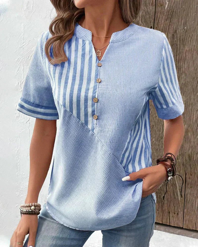 Monroe™ | Striped Soft Blouse