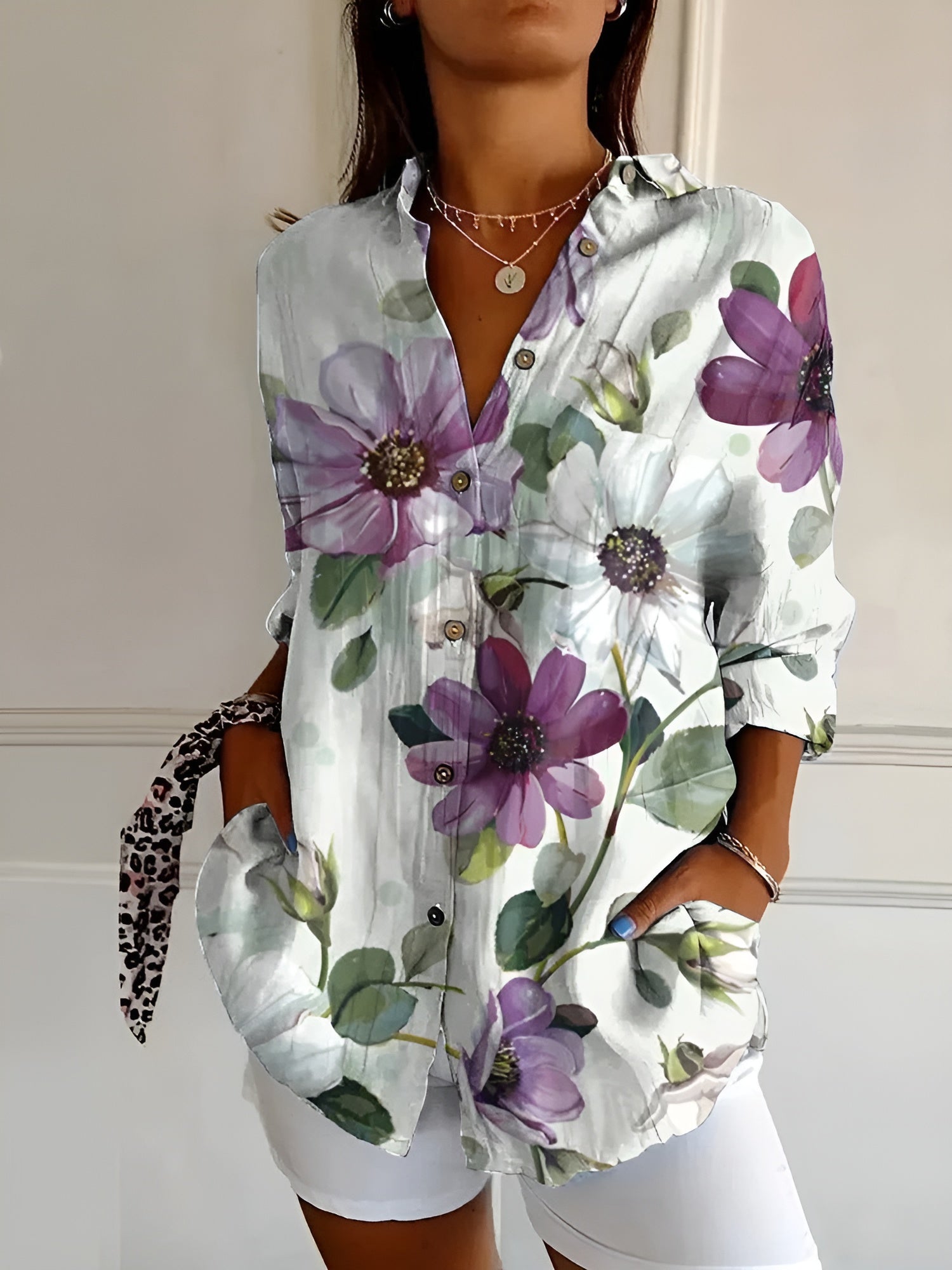 Emma™ – Soft Floral Blouse